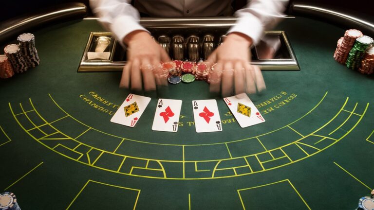 blackjack dealer timing control