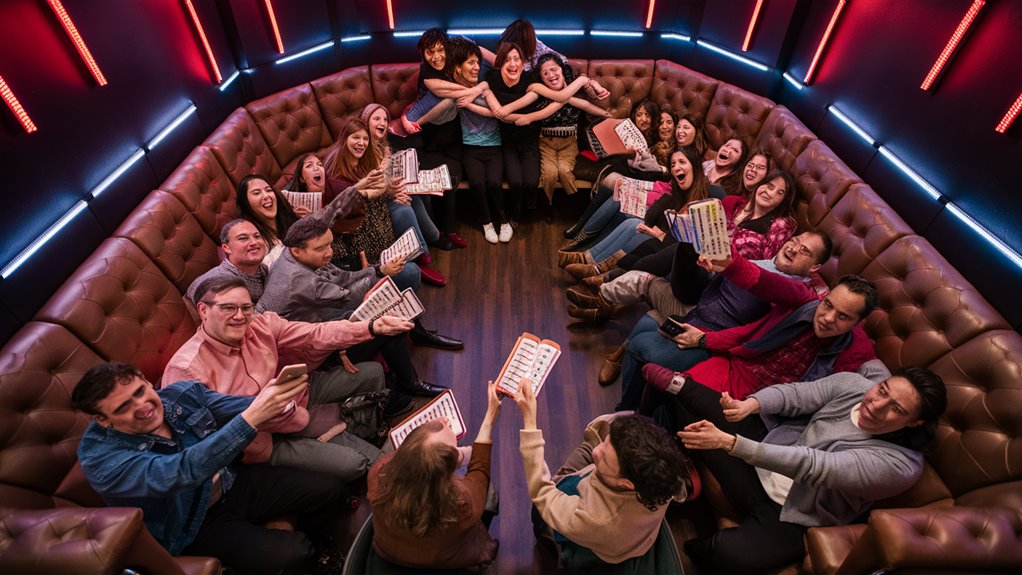 crowd control during karaoke