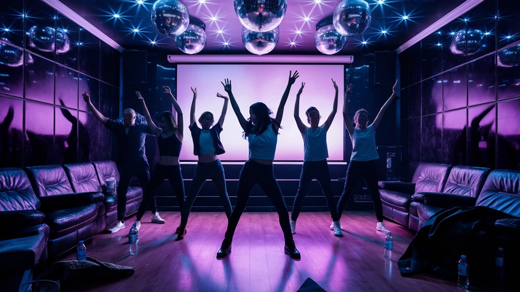 dynamic choreographed group performance