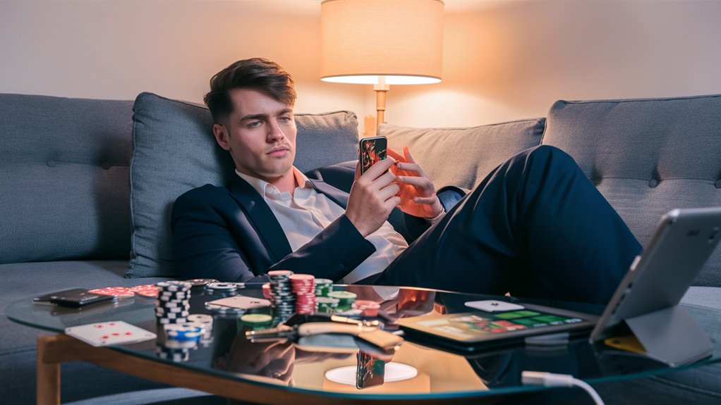 mobile gambling growing in popularity