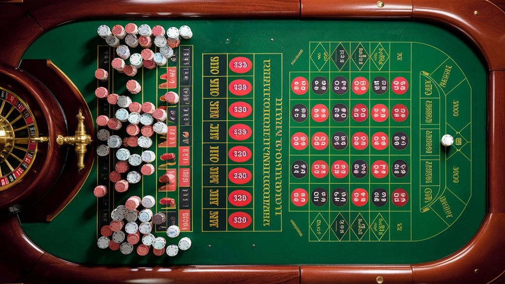 roulette betting location comparison